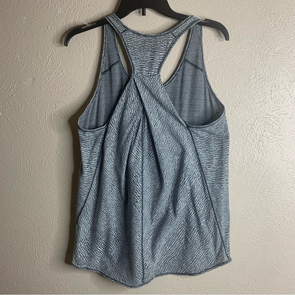 Lululemon Essential Tank Sheer Luon Pebble Jacquard White gray - Picture 4 of 7